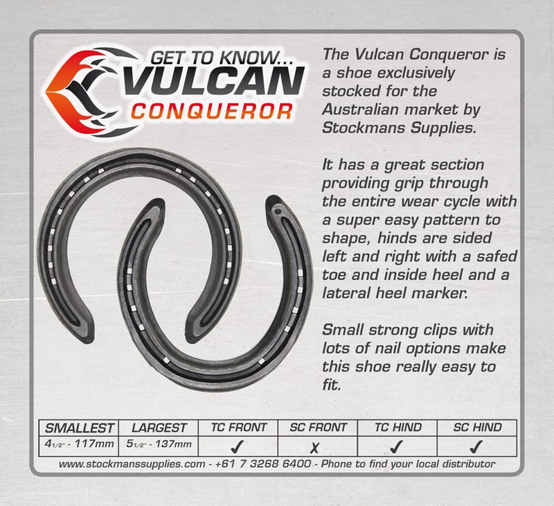 Vulcan Conqueror Hind Toe-Clipped