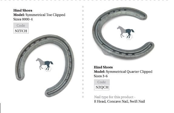 New Zealand Concave Side-Clipped Hinds